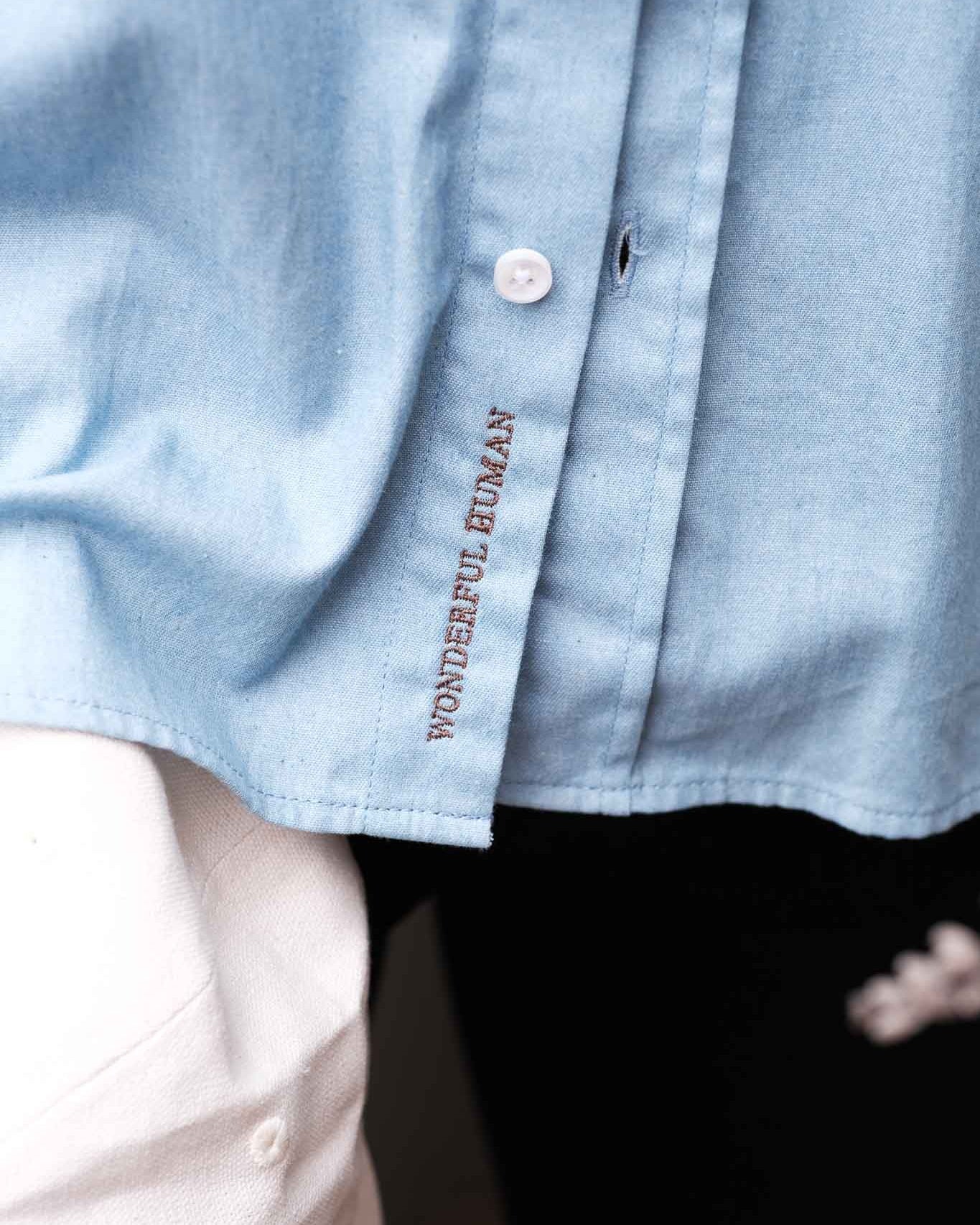Leichtes Denimhemd Hellblau (Art. 2271-C)