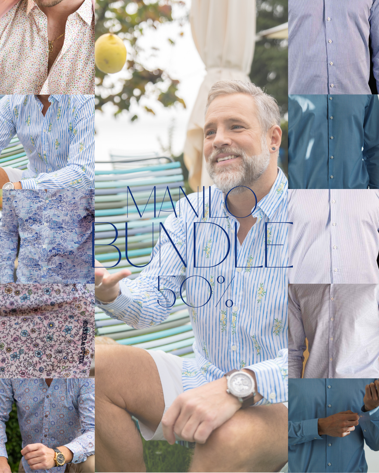 Offre combinée ! Chemise de loisirs + chemise d'affaires | 50% de réduction