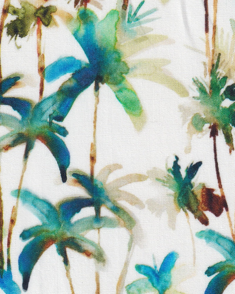 Hawaii-Hemd mit Printmuster in Grün (Art. 2202-BS)