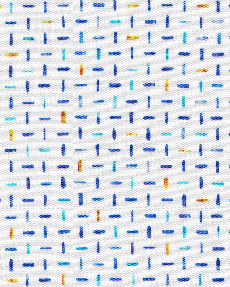 Casual shirt with graphic pattern white/colored (Art. 2236-C)