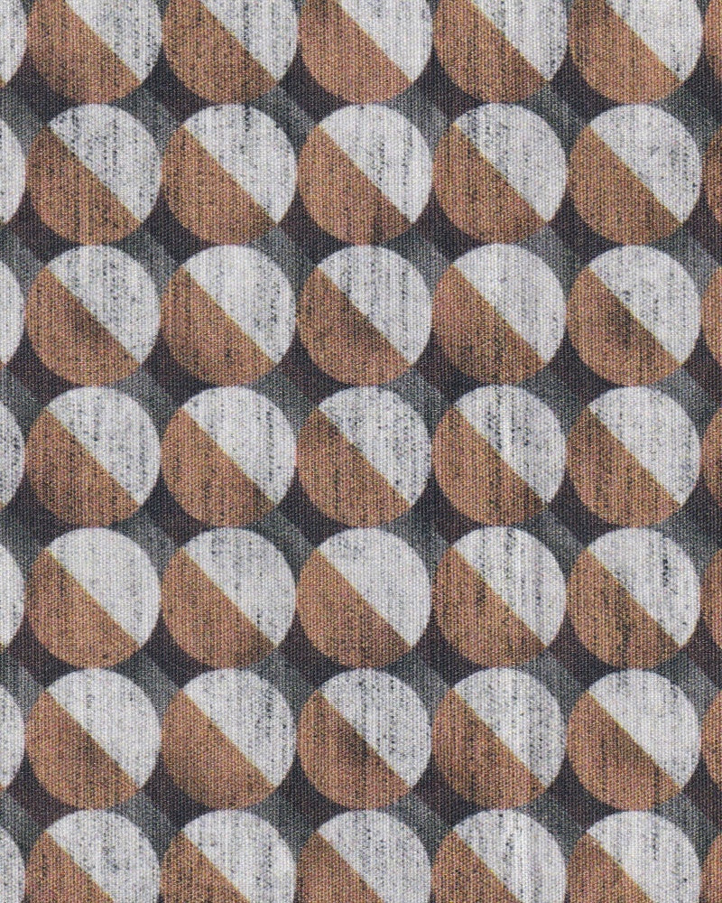 Freizeithemd mit Grafikprint Cognac (Art. 2324-C)