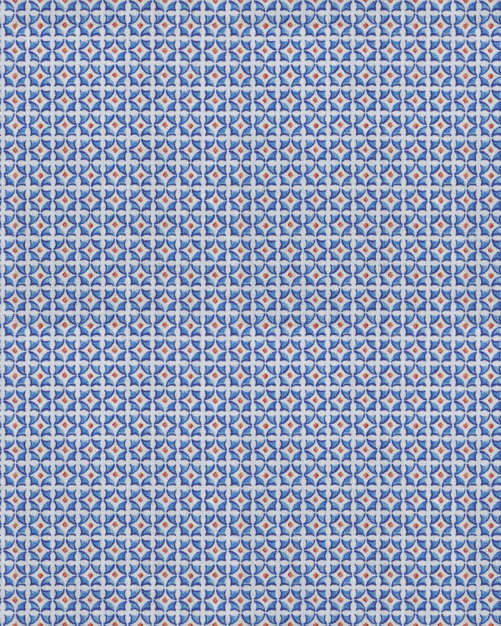Casual shirt with blue graphic print (Art. 2514-C)