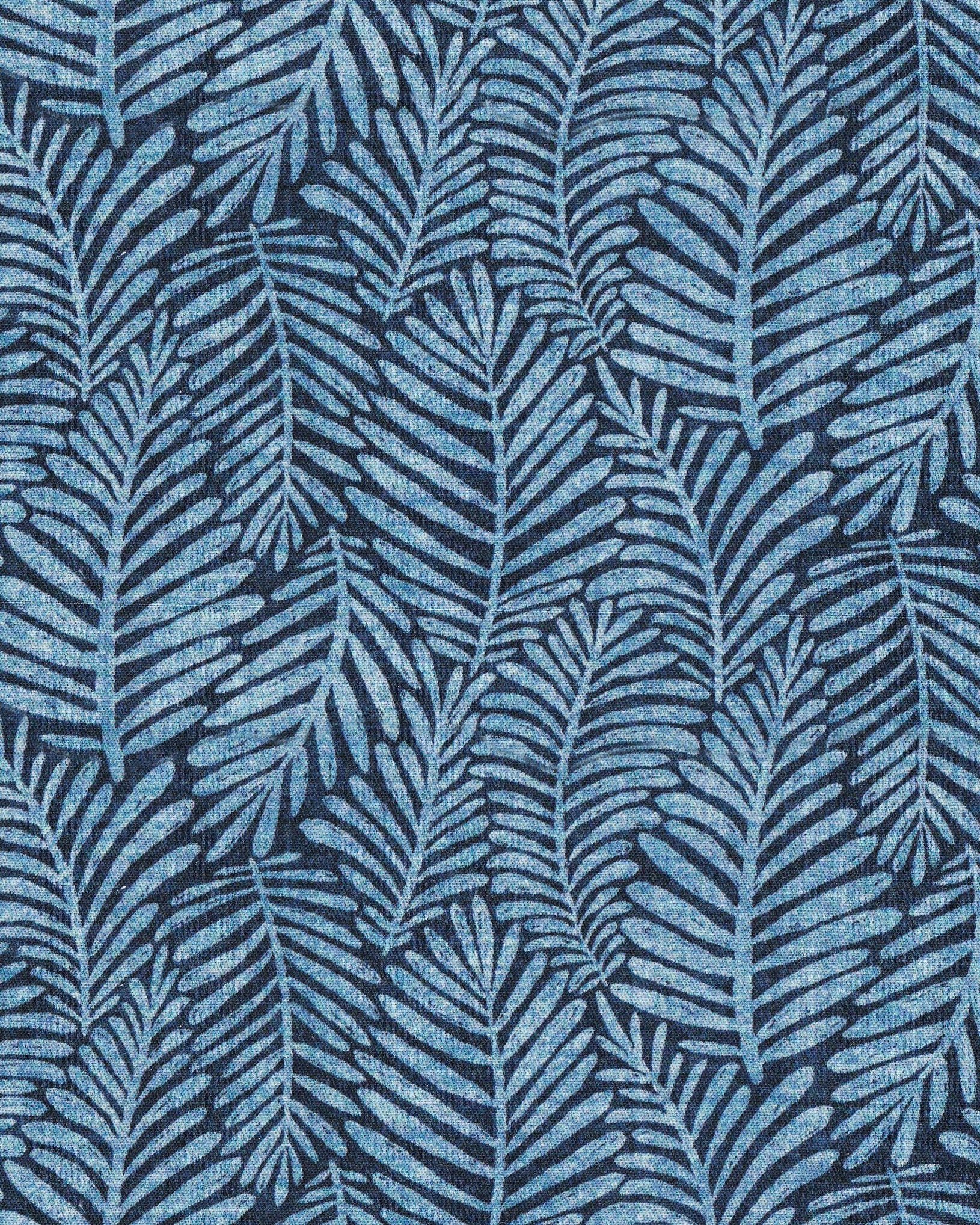 Casual shirt with graphic print in blue (Art. 2517-C)