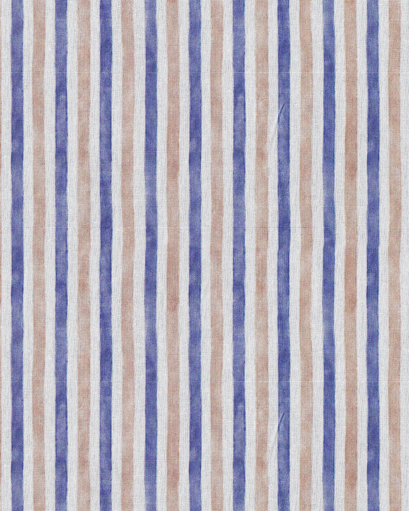 Chemise décontractée à rayures beiges (art. 2556-C)