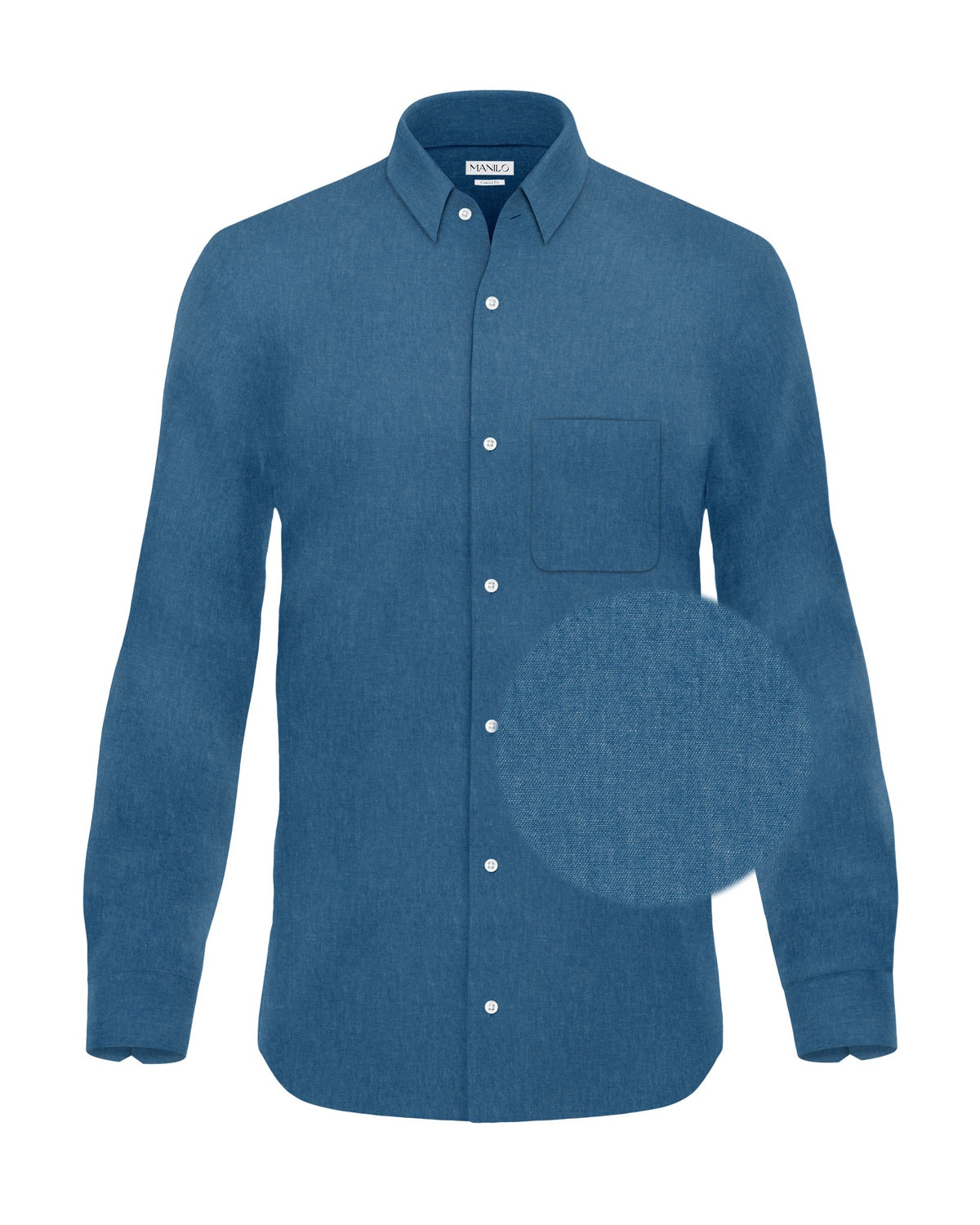 Leichtes Denimhemd Blau (Art. 2272-C)