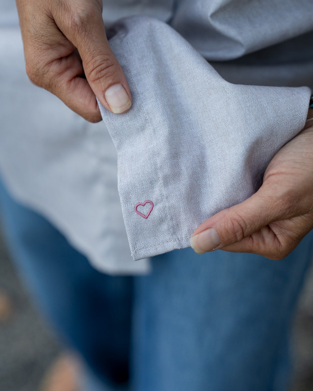 Blouse longue CHLOÉ en marron (Art. 2142D-C)