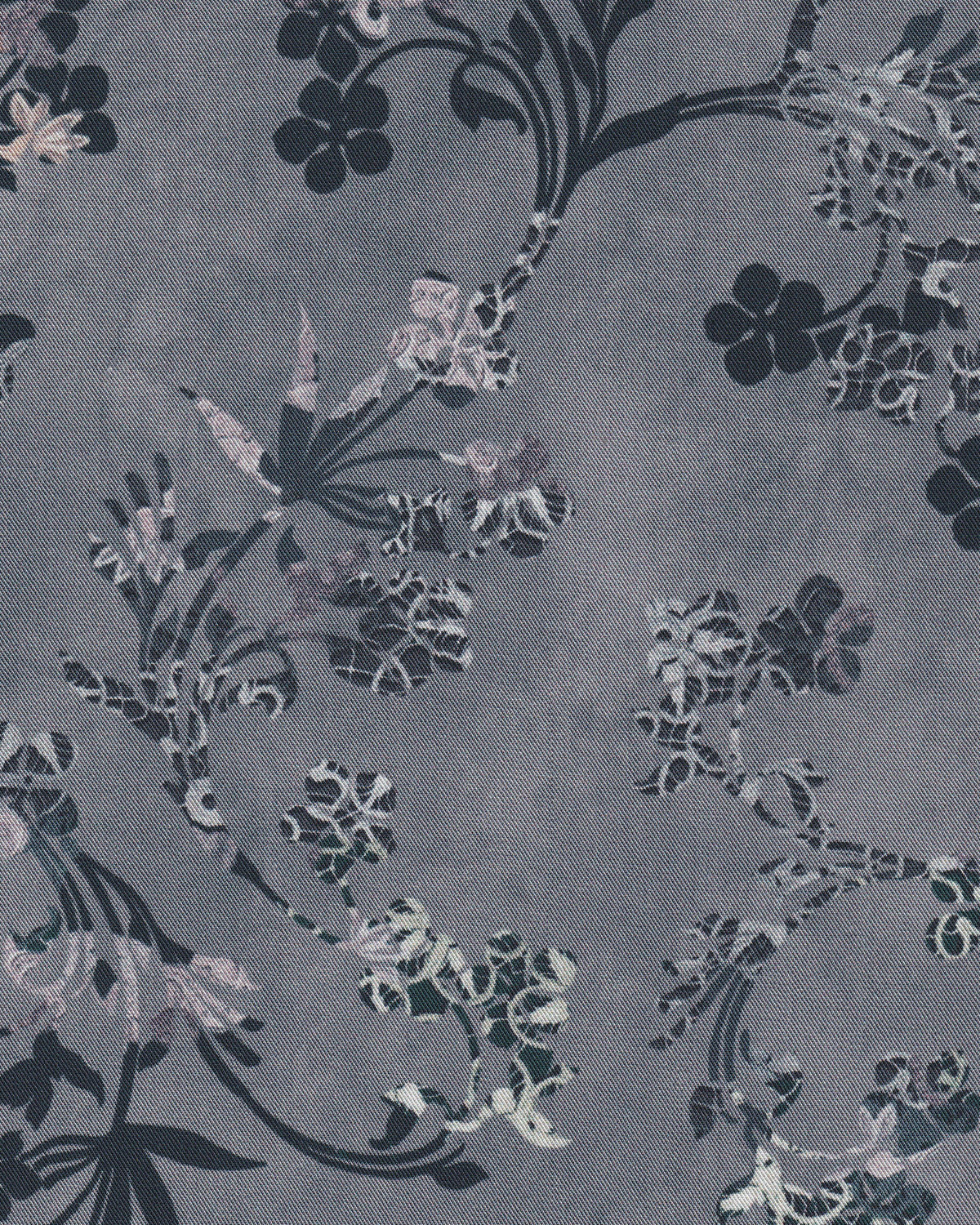 Mini Viscose Scarf, 50x50 cm, in Gray (2253D-MF)