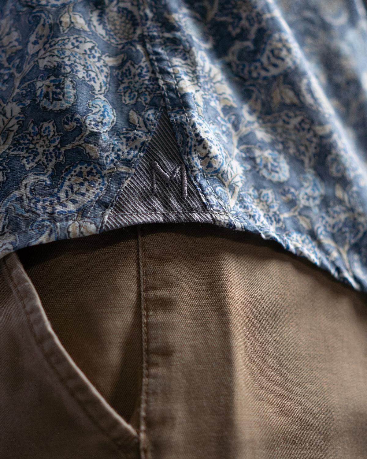 Long-sleeved casual shirt with paisley pattern (Art. 2341-C)