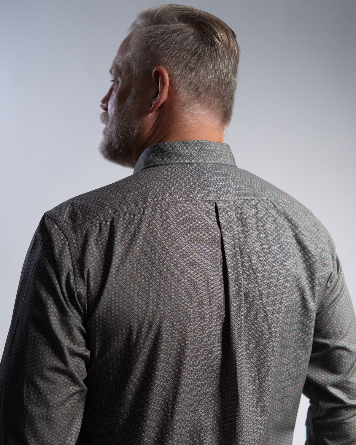 Freizeithemd mit Graphikmuster Braun/Beige (Art. 2237-C)