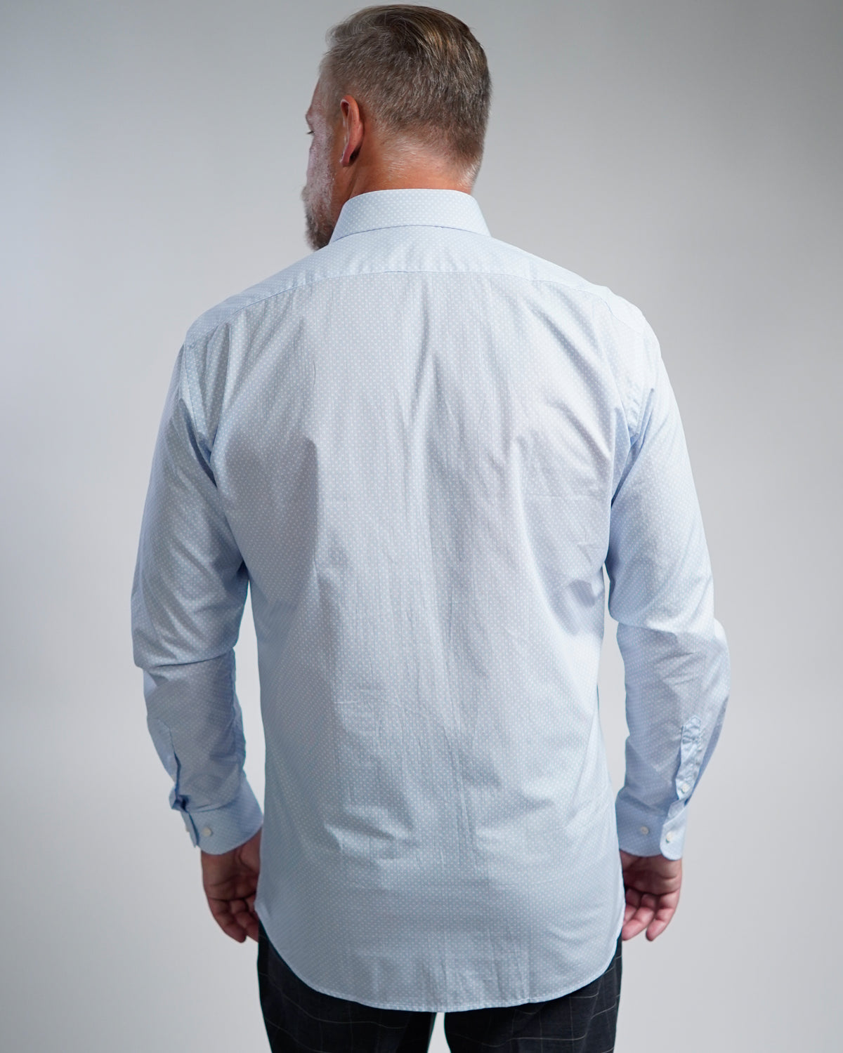 High-quality business shirt with print pattern Modern Fit (Art. 1163)