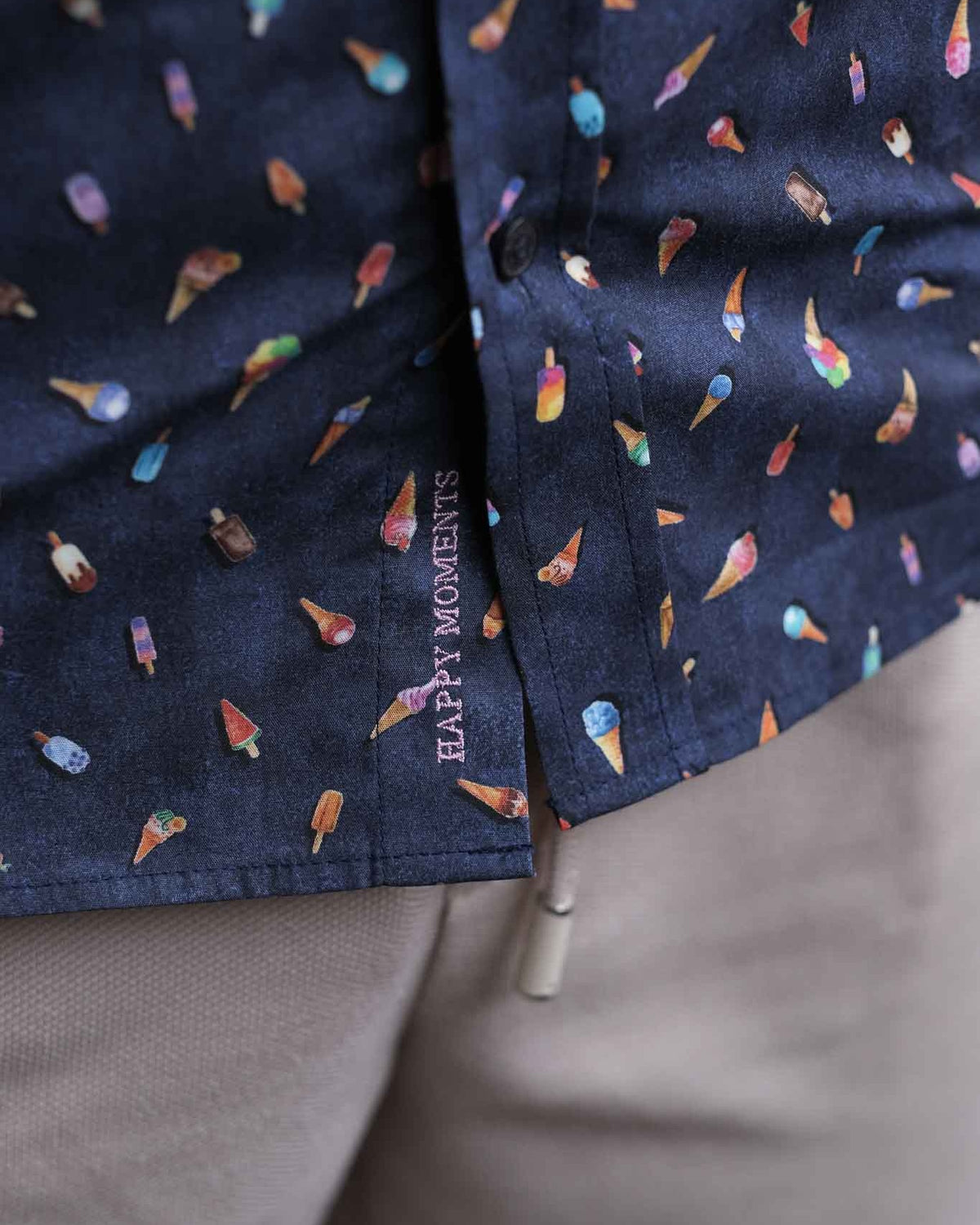 Freizeithemd mit sommerlichem Printmuster (Art. 2224-C)