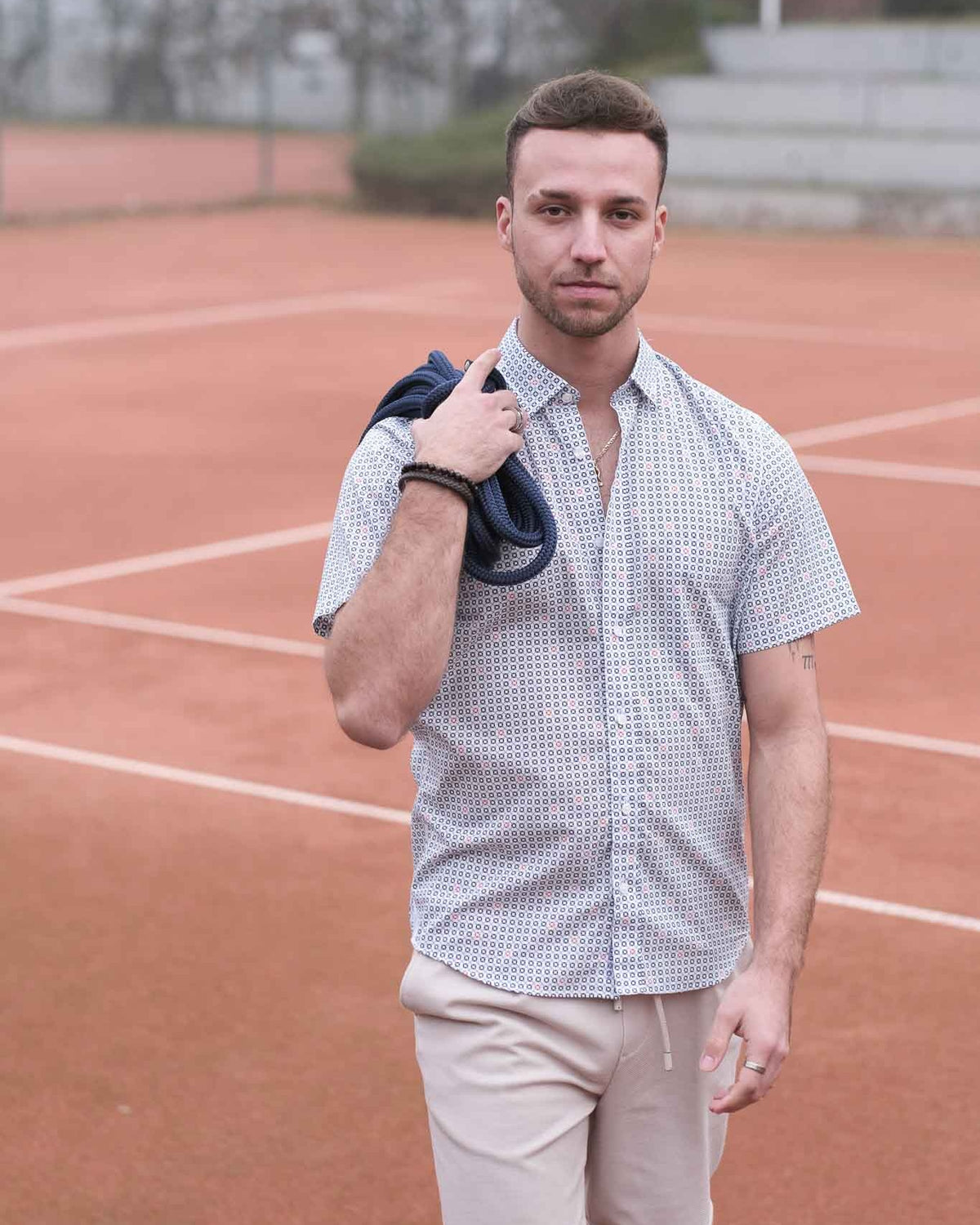 Chemise de loisirs avec imprimé estival (art. 2222-C-KA)