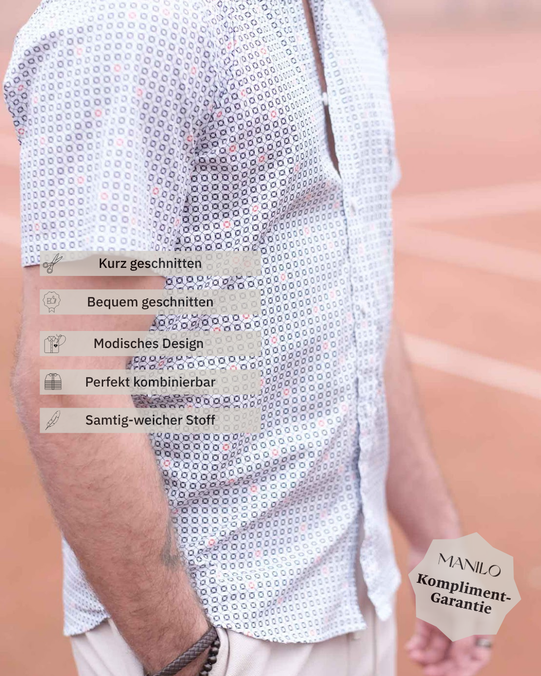 Chemise de loisirs avec imprimé estival (art. 2222-C-KA)