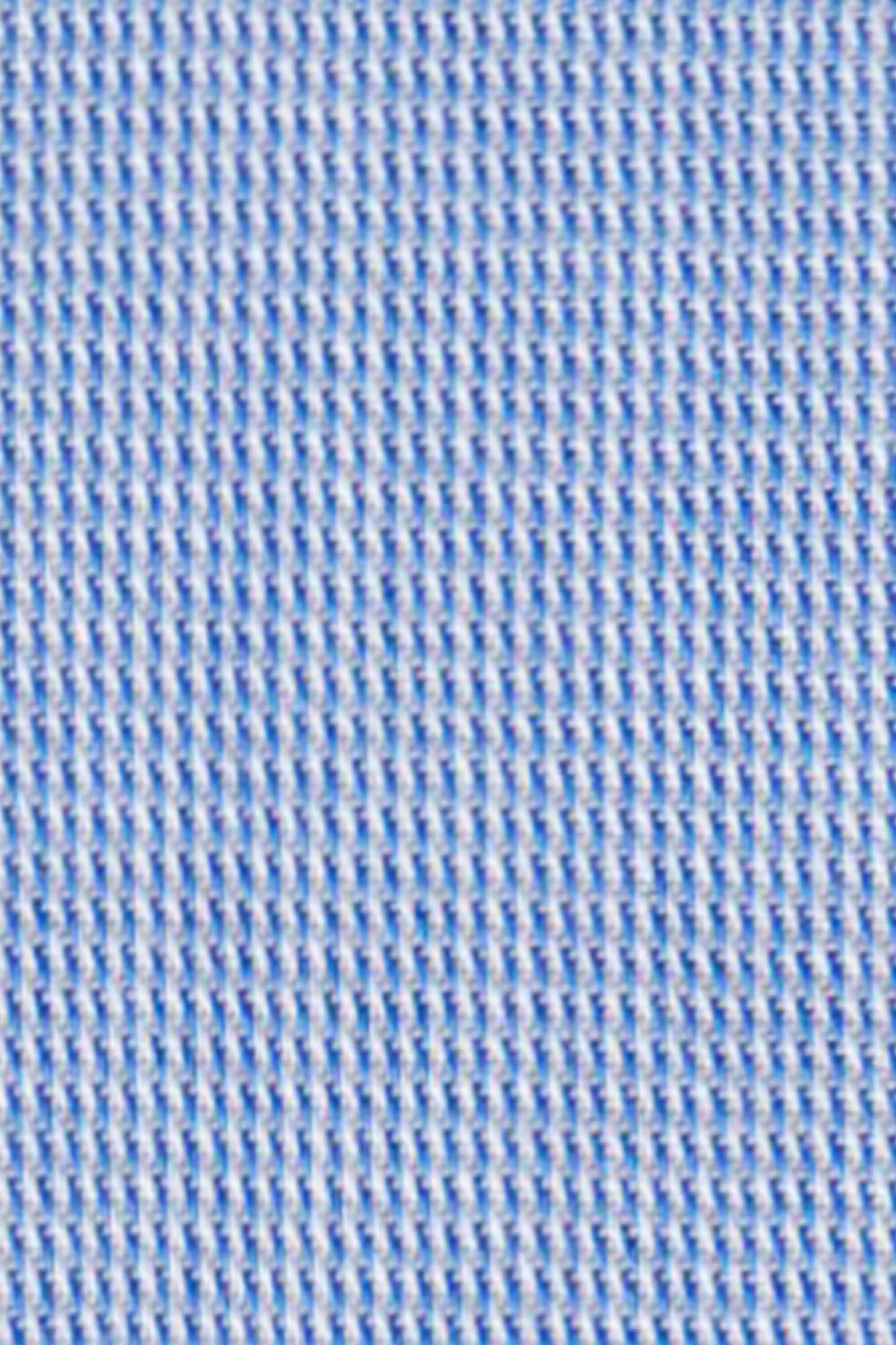 Hochwertiges Businesshemd Feines Karo Mittelblau (Art. 1142)