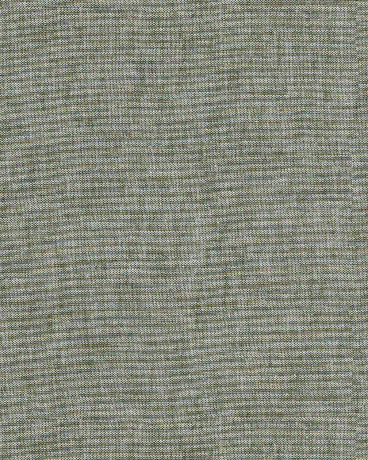 Chemise en lin à manches longues vert boue (1409-C)