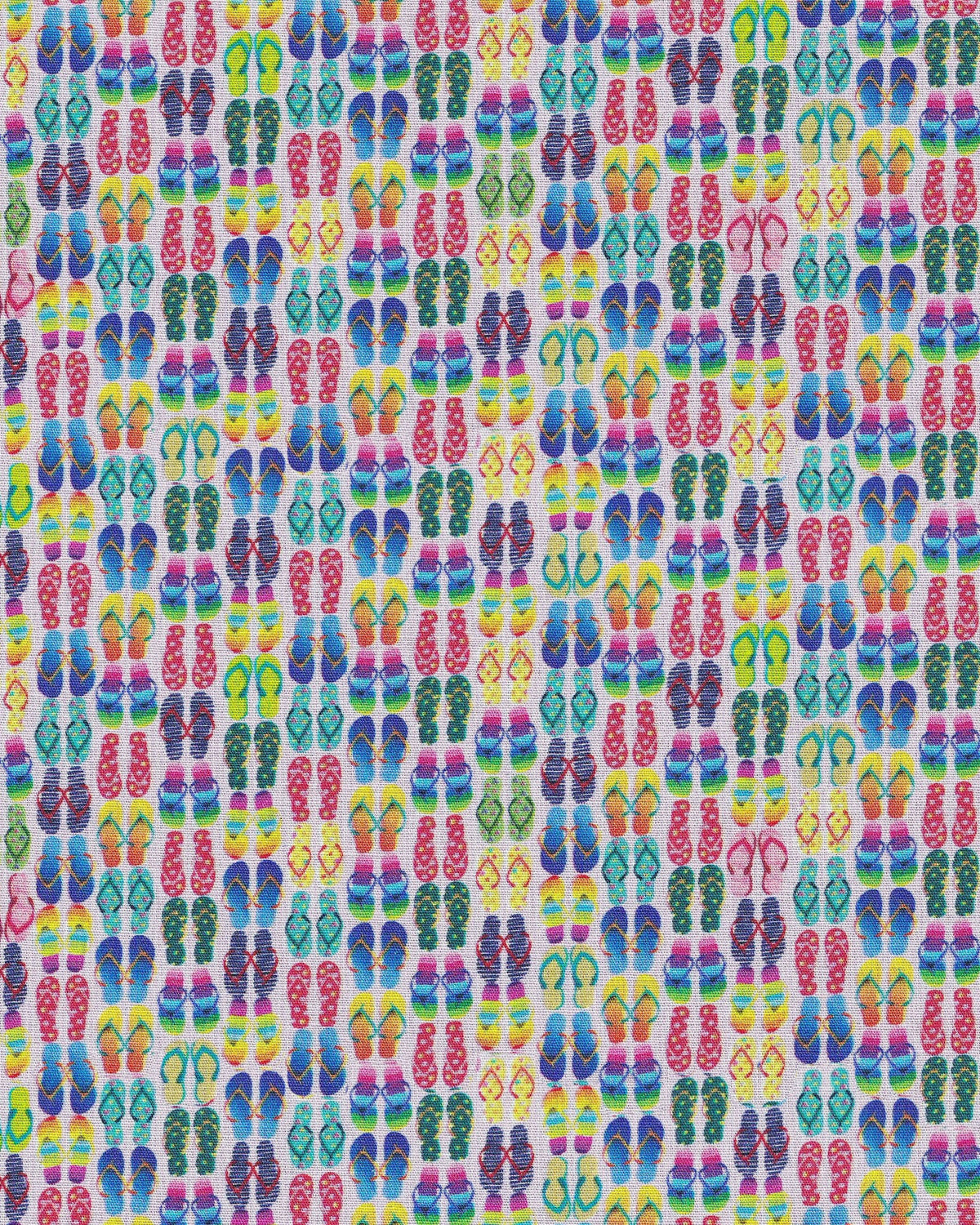 Stretch-Bluse SOPHIE mit Flip-Flops-Print (Art. 2132D-S)