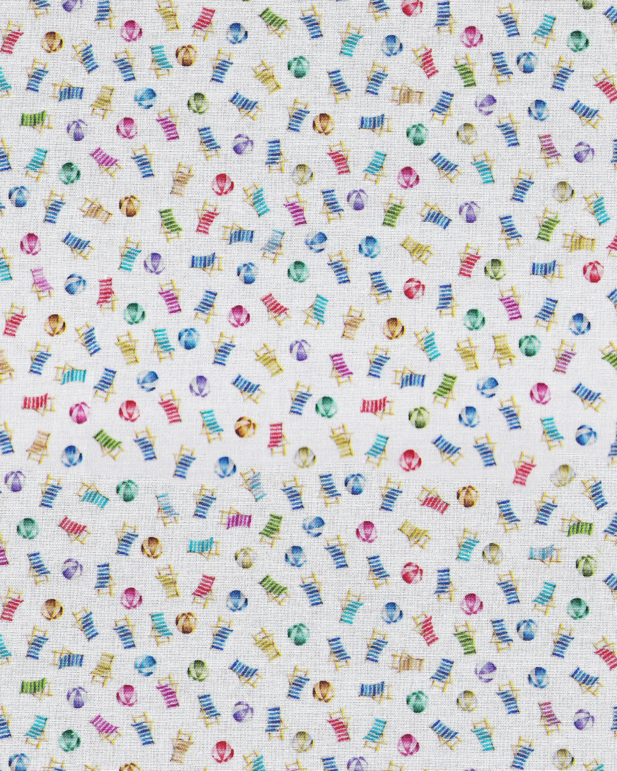 Stretch blouse SOPHIE with deckchair print (Art. 2133D-S)