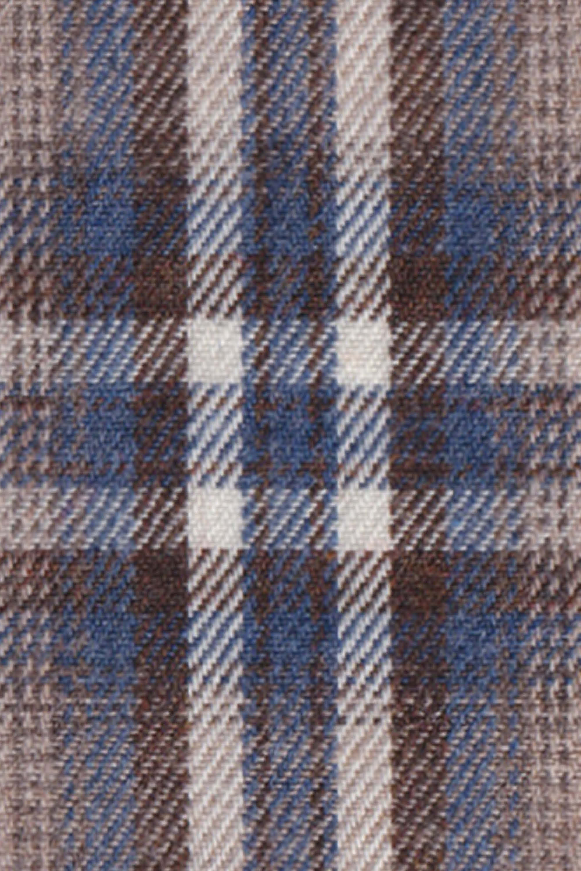 Flanellhemd mit Karomuster Beige (Art. 2133-C)