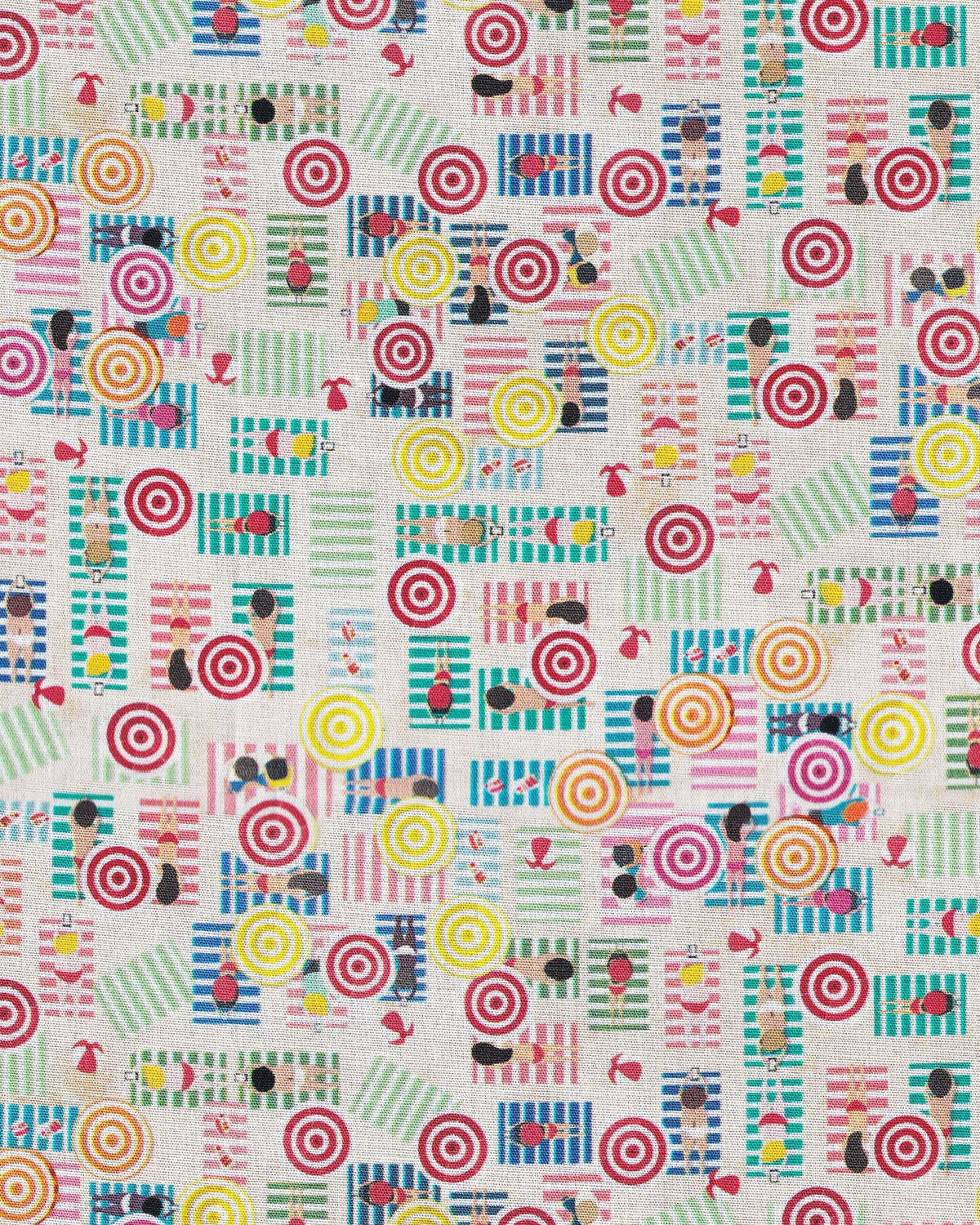 Stretch-Bluse SOPHIE mit Strand-Print (Art. 2134D-S)