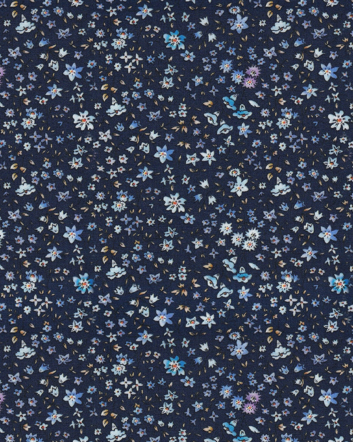 Stretch-Bluse SOPHIE mit Blumenprint in Dunkelblau (Art. 2207D-S)