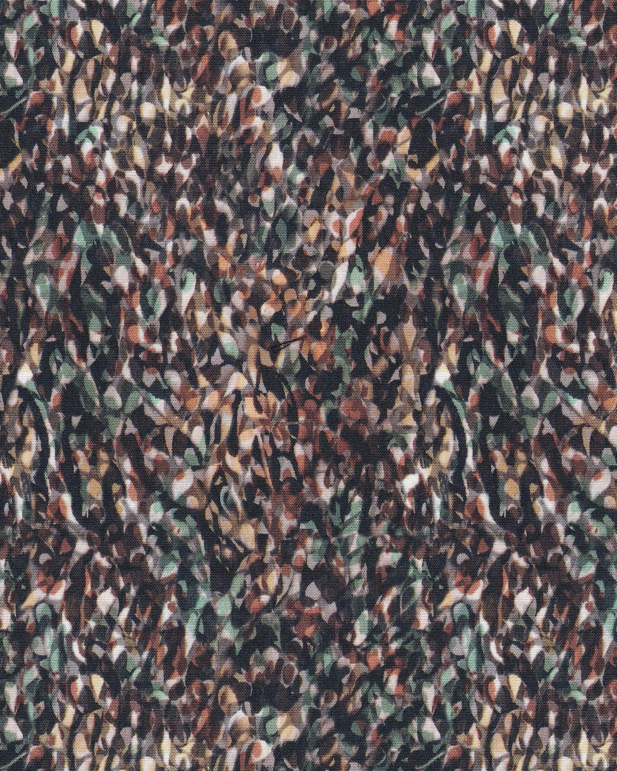 Faltenrock THÉA mit Herbstprint in Braun/Grün (Art. 2213D-T)