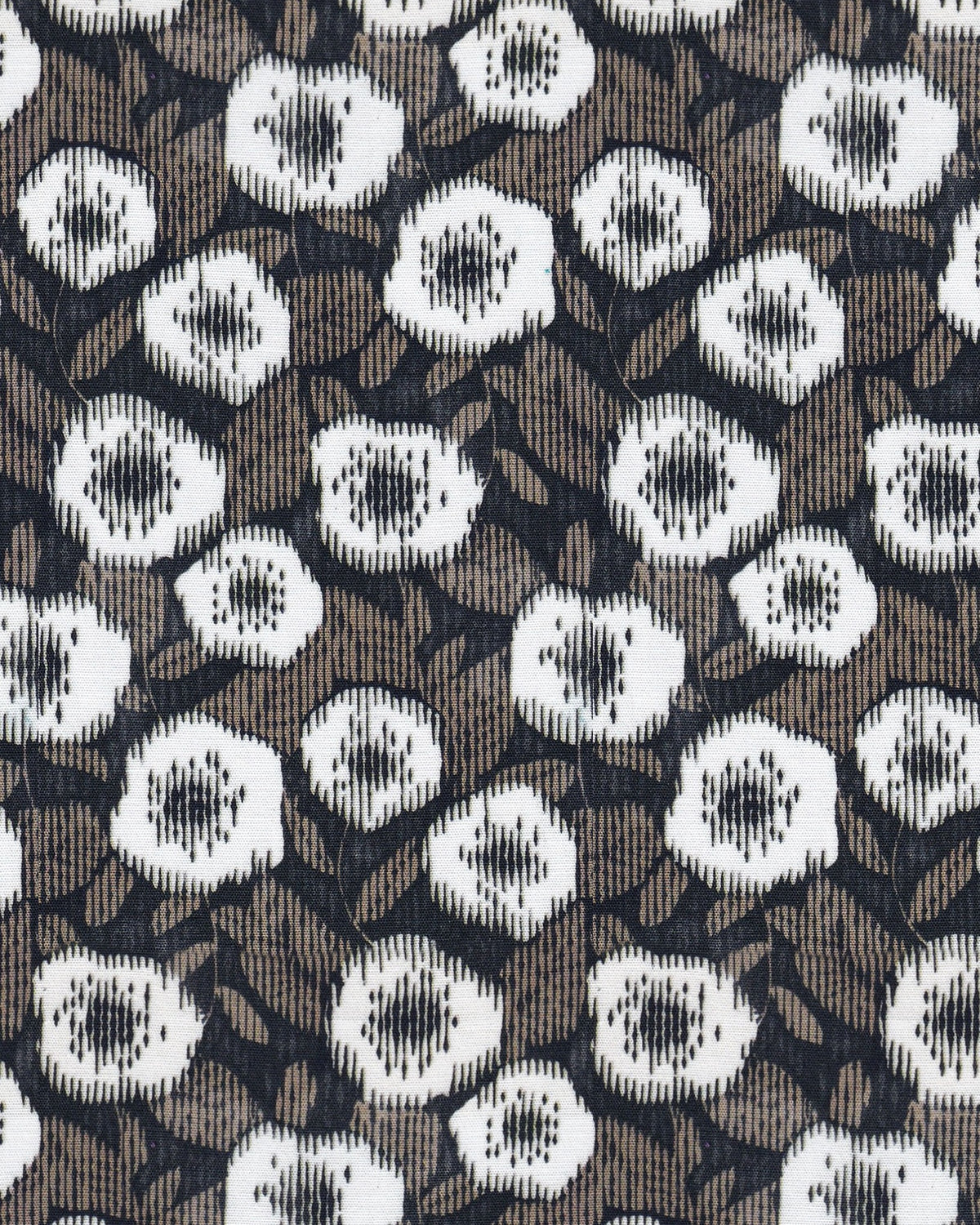 Modische Bluse AMÉLIE mit Fledermausärmeln und Printmuster in Khaki (Art. 2218D-A)