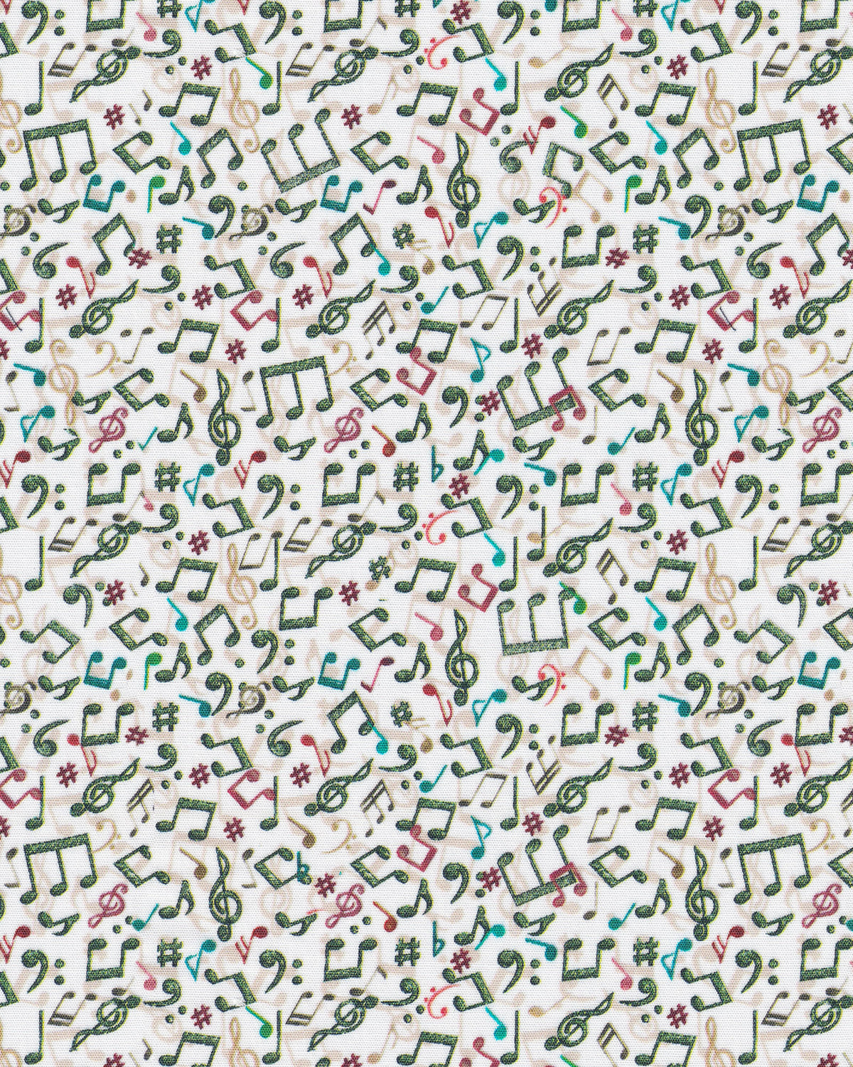 Stretch-Bluse SOPHIE mit Musikprint in Grün (Art. 2231D-S)