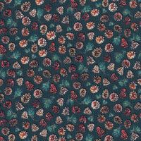 Stretch-Bluse SOPHIE mit Tannzapfen-Print in Grün (Art. 2236D-S)