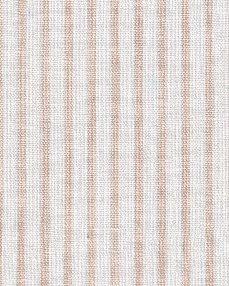 Chemise en lin avec rayures en beige (art. 2261-c-ka)