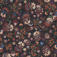 Casual shirt with floral print brown (Art. 2302-C)