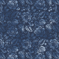 Casual shirt with floral print blue (Art. 2309-C)