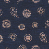 Casual shirt with paisley pattern dark blue (Art. 2346-C)