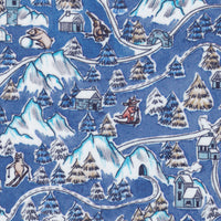 Casual shirt with winter panorama print (Art. 2355-C)