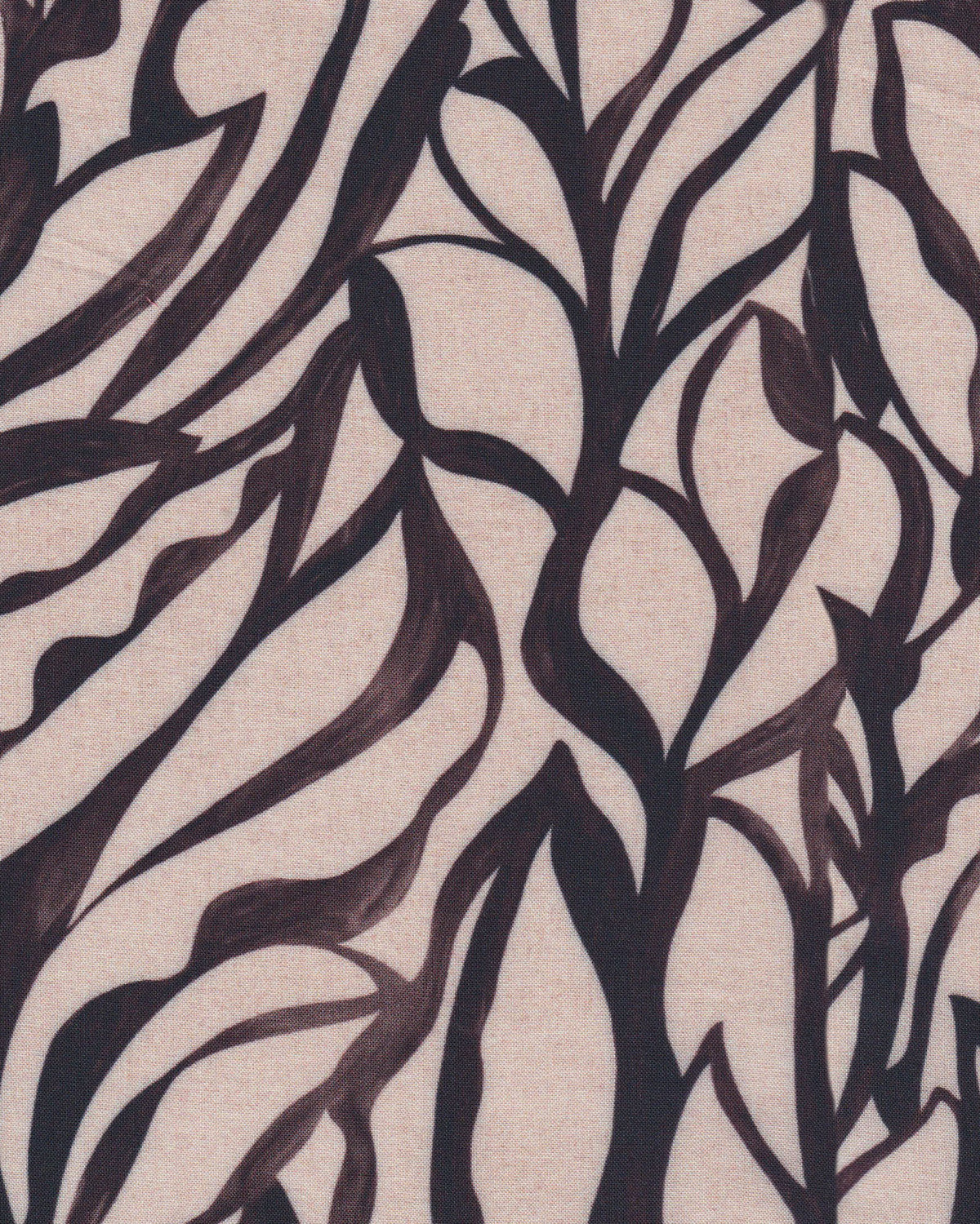 OCÉANE tunic dress with print pattern in brown/beige (2360D-O)