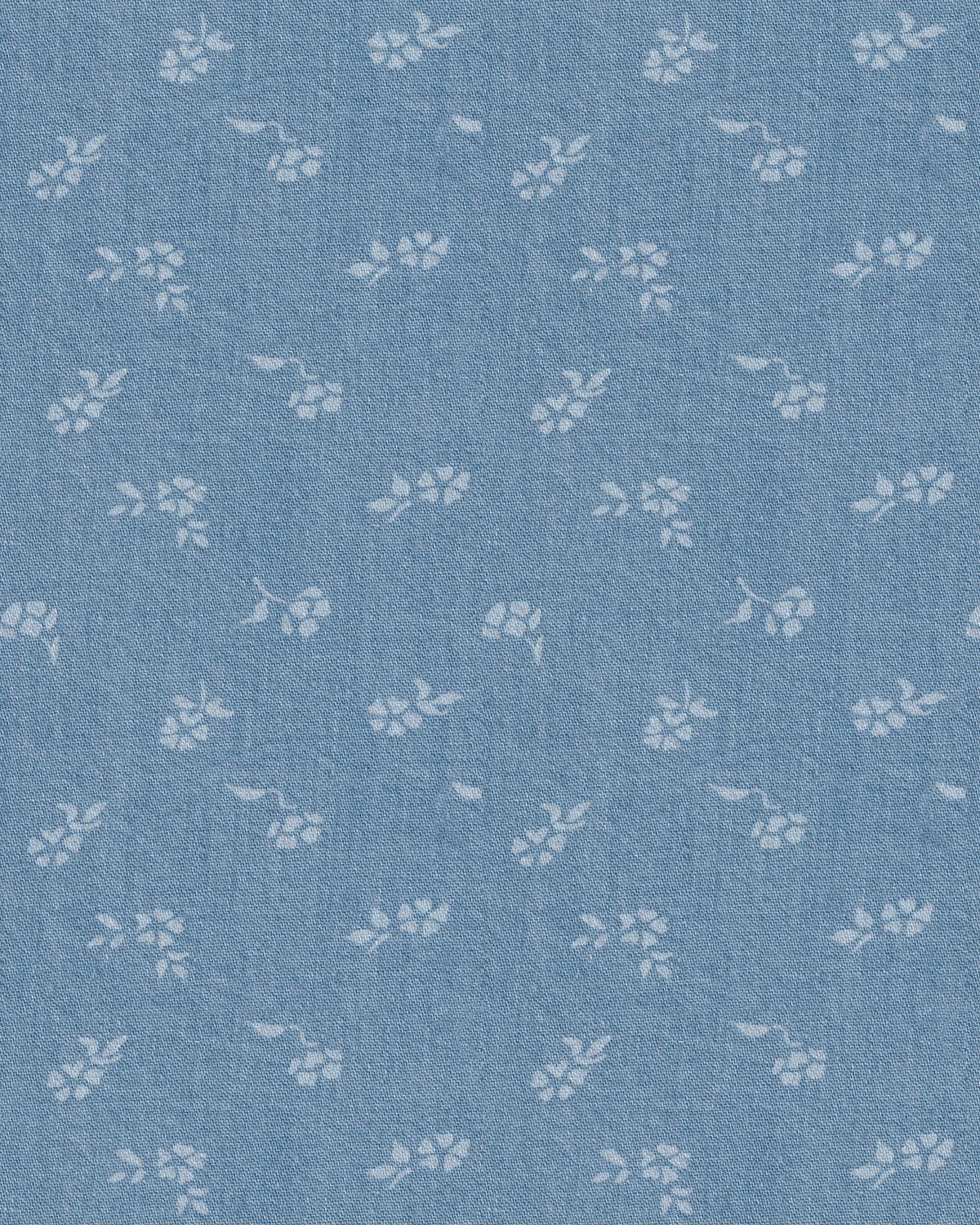 SOPHIE denim blouse with print pattern (2381D-S)