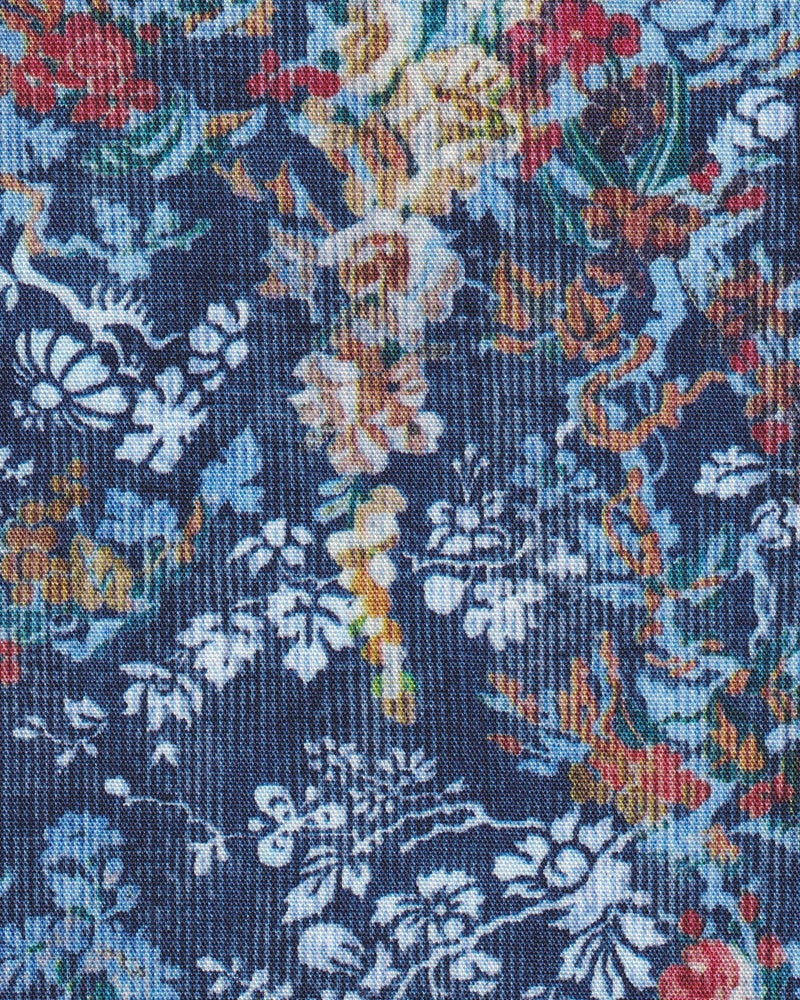 Freizeithemd mit Printmuster Blau (Art. 2394-C)