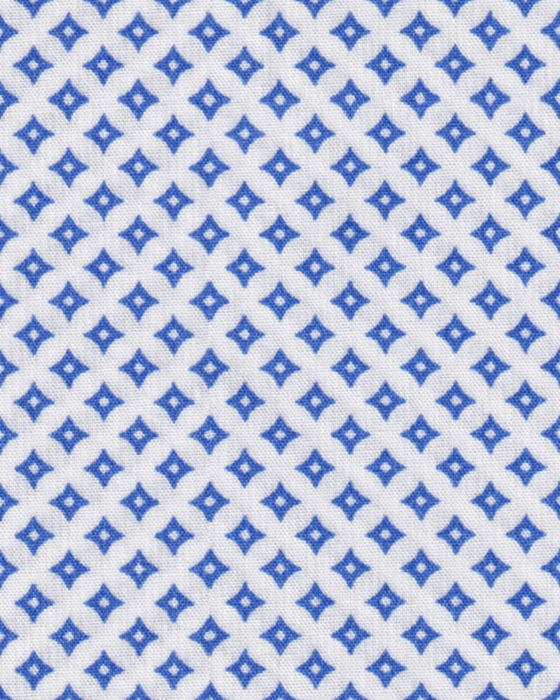 Freizeithemd mit Minimalprint Hellblau (Art. 2411-C)