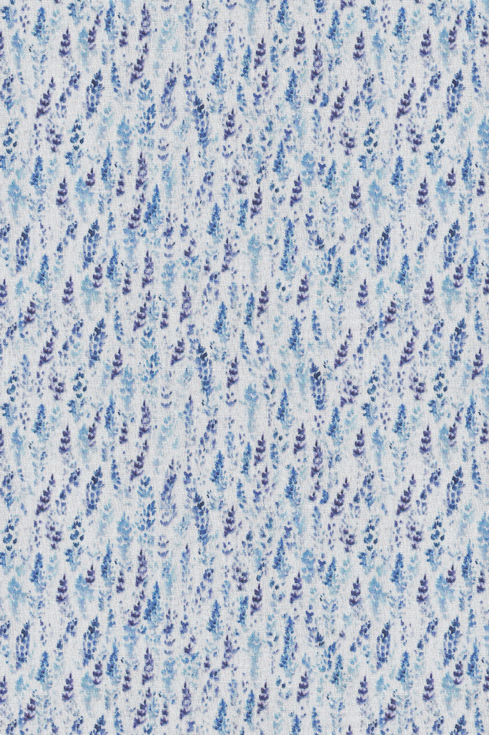 Freizeithemd mit Blumenprint in Blau (Art. 2504-C)