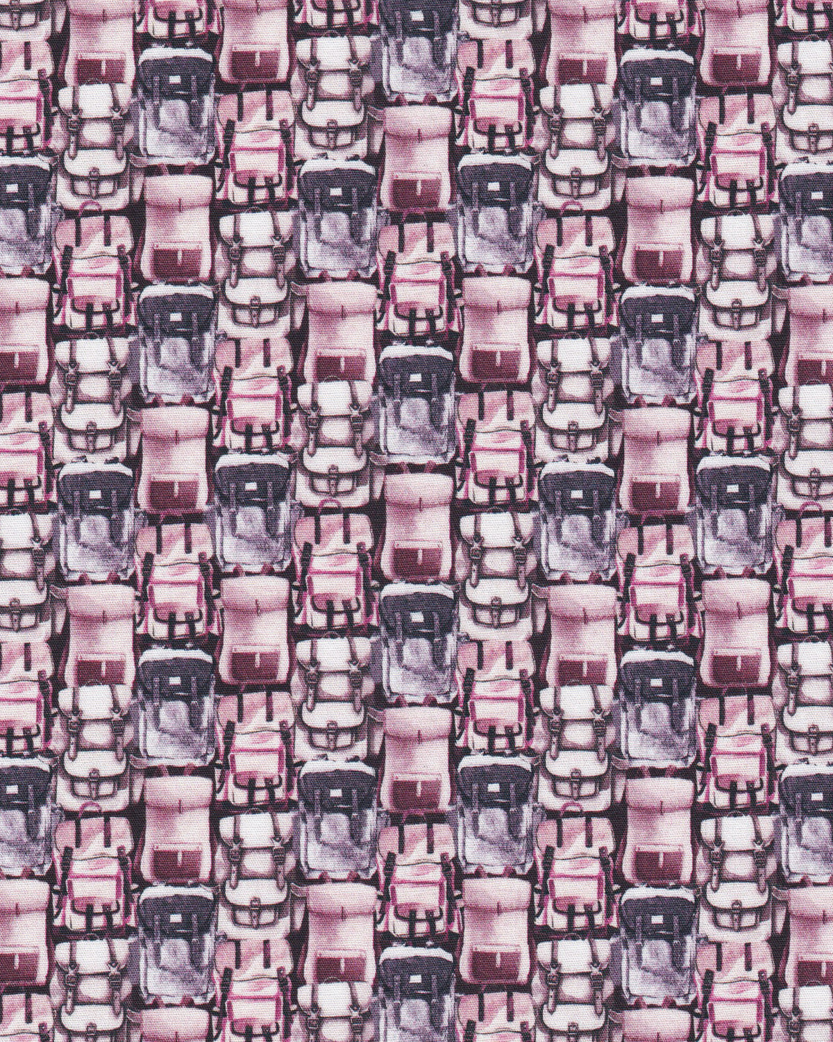 Boxy Bluse GABRIELLE mit Rucksack Print (2544D-G)