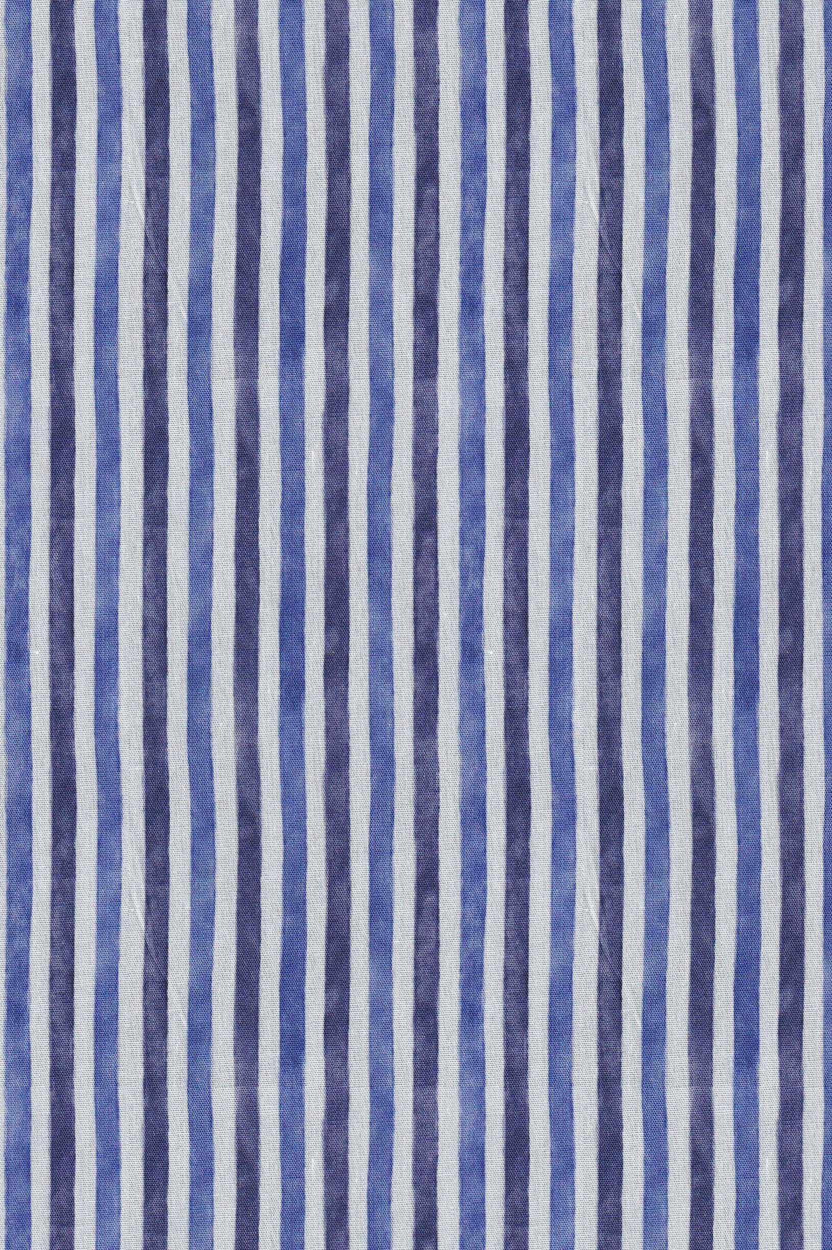 Freizeithemd mit Streifen in Blau (Art. 2555-C)