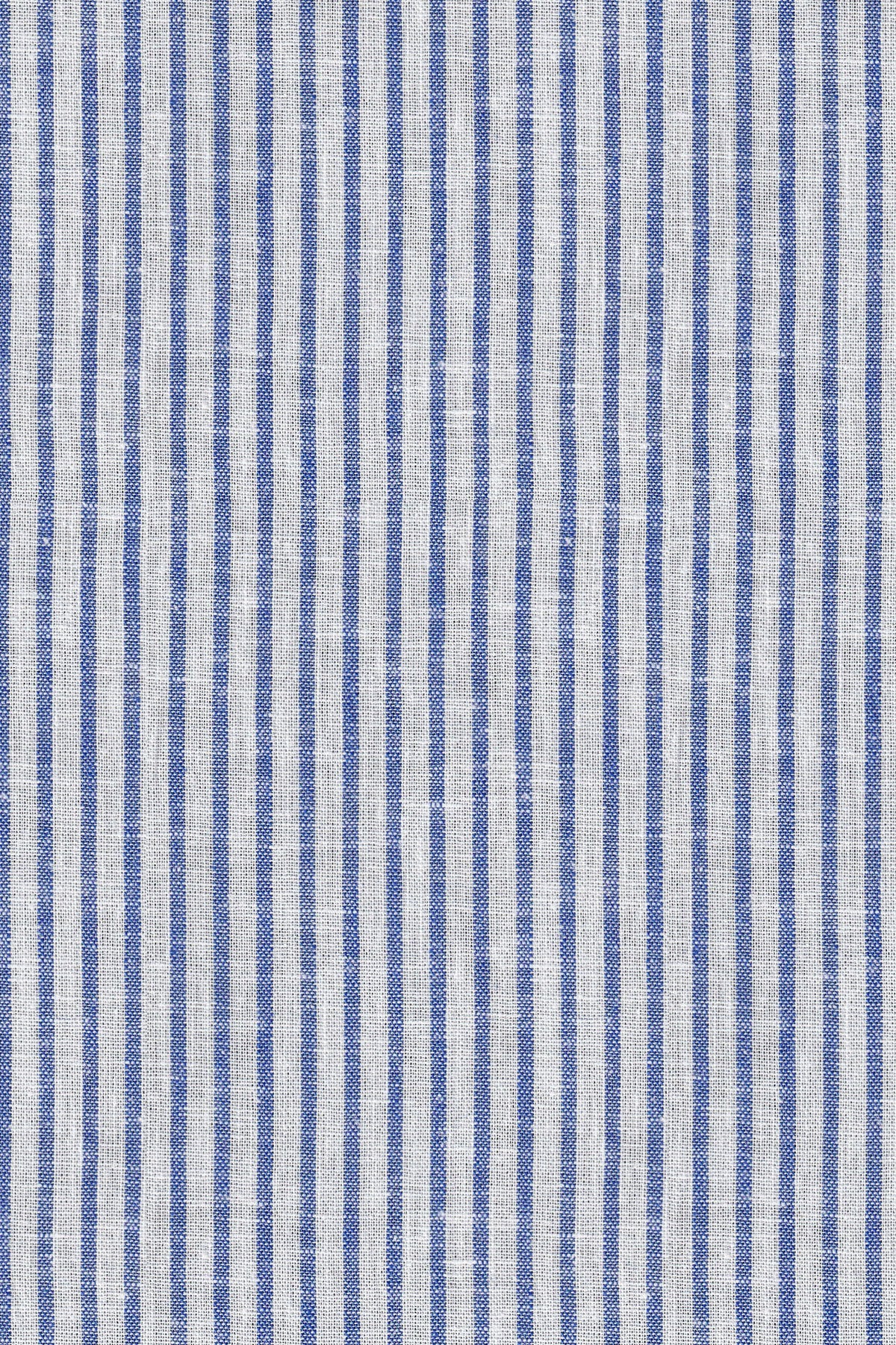 Linen shirt with stripes in brown (Art. 2574-C)