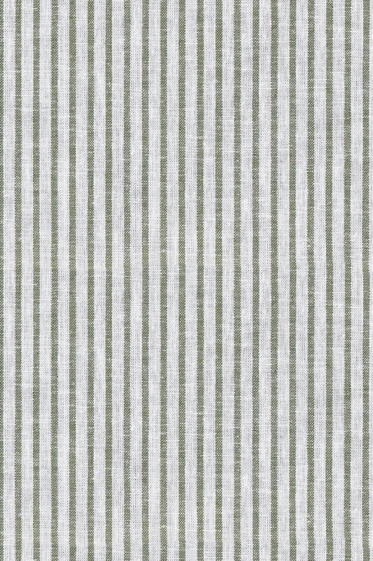 Linen shirt with stripes in green and stand-up collar (Art. 2573-C-SK)