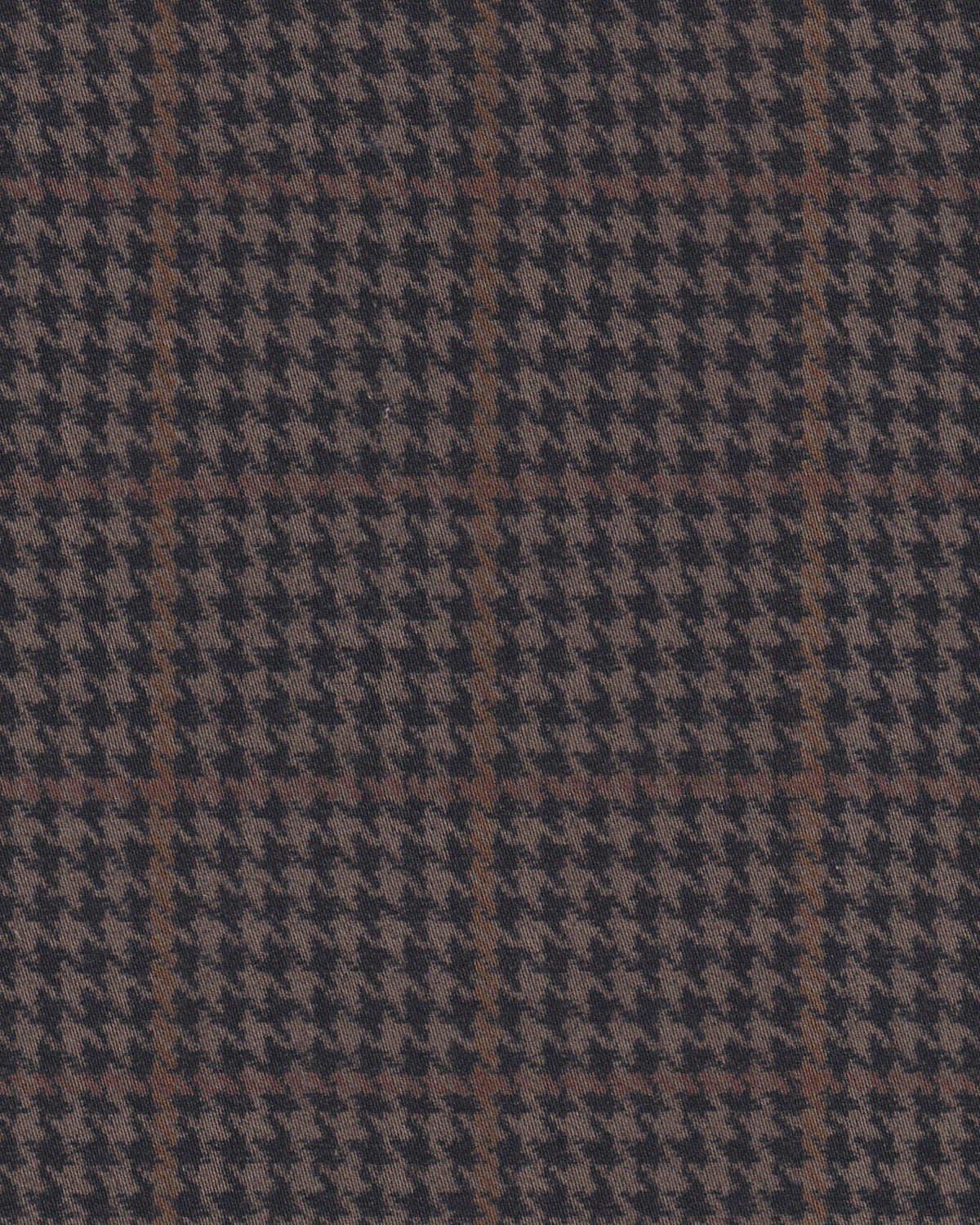 Autumn dress DÉLICIA with houndstooth pattern in brown (2574D-D)