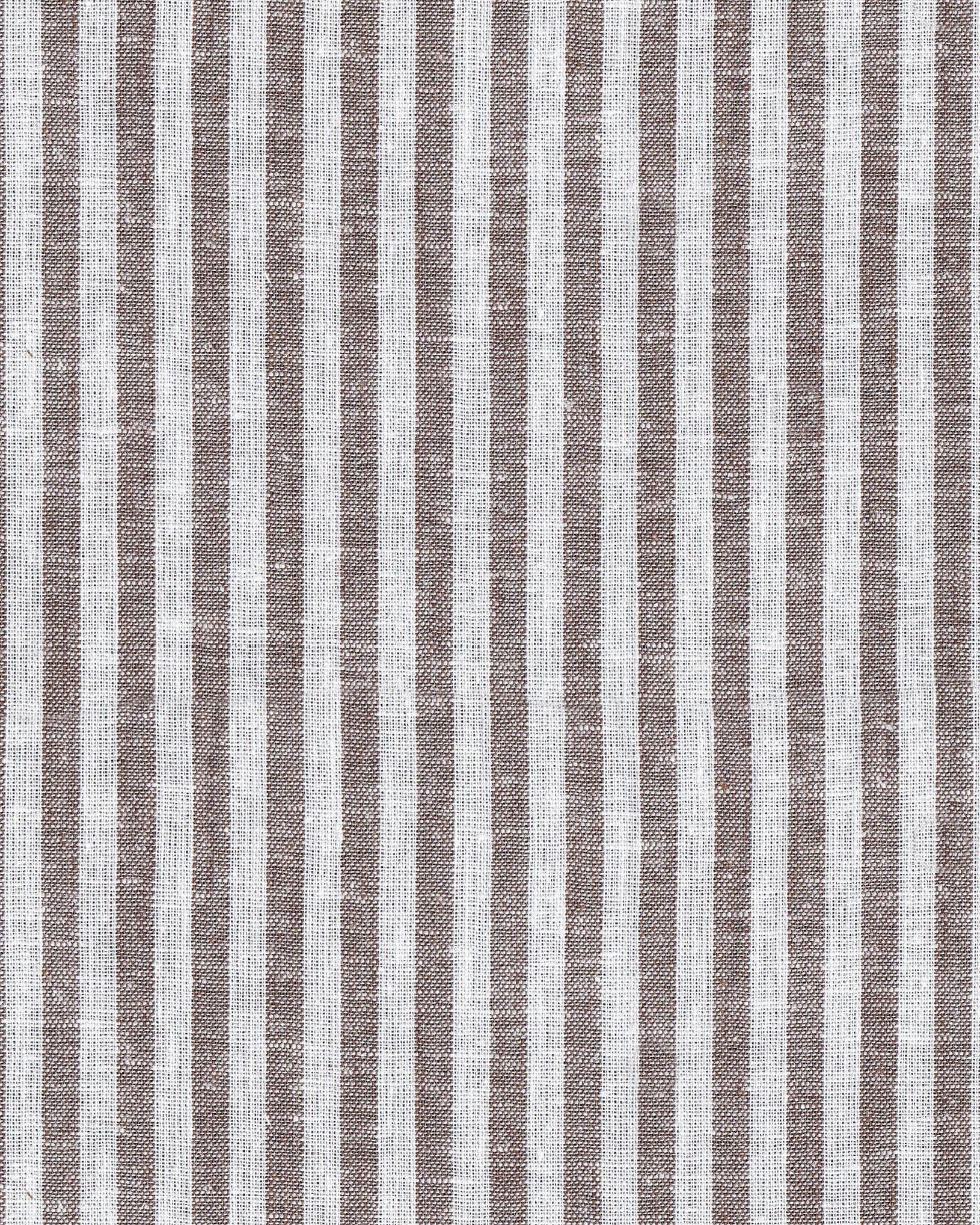 Leinenhemd mit Streifen in Braun (Art. 2574-C-KA)