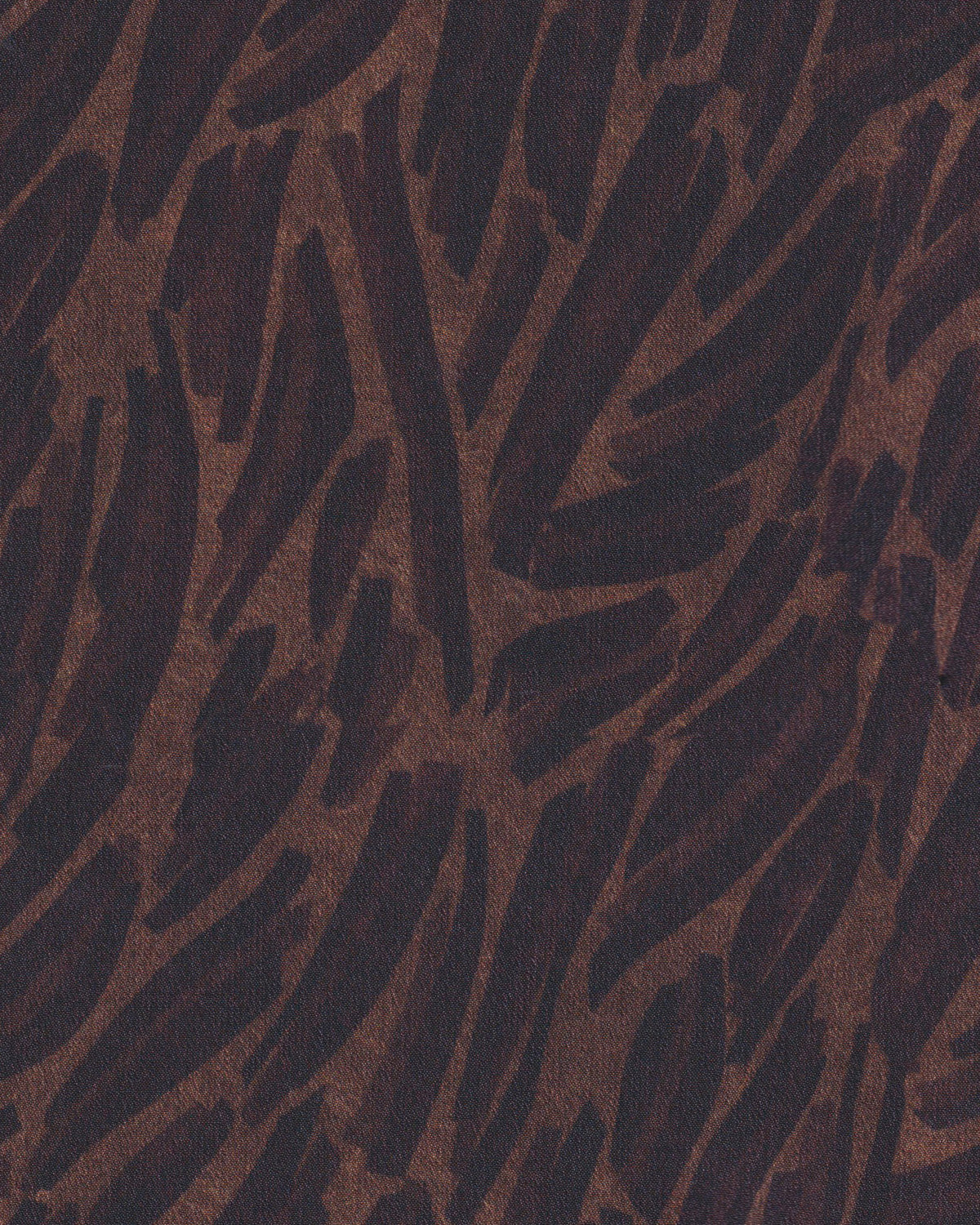 Overszize viscose blouse ISABELLE with print pattern in brown/cognac (2594D-I)