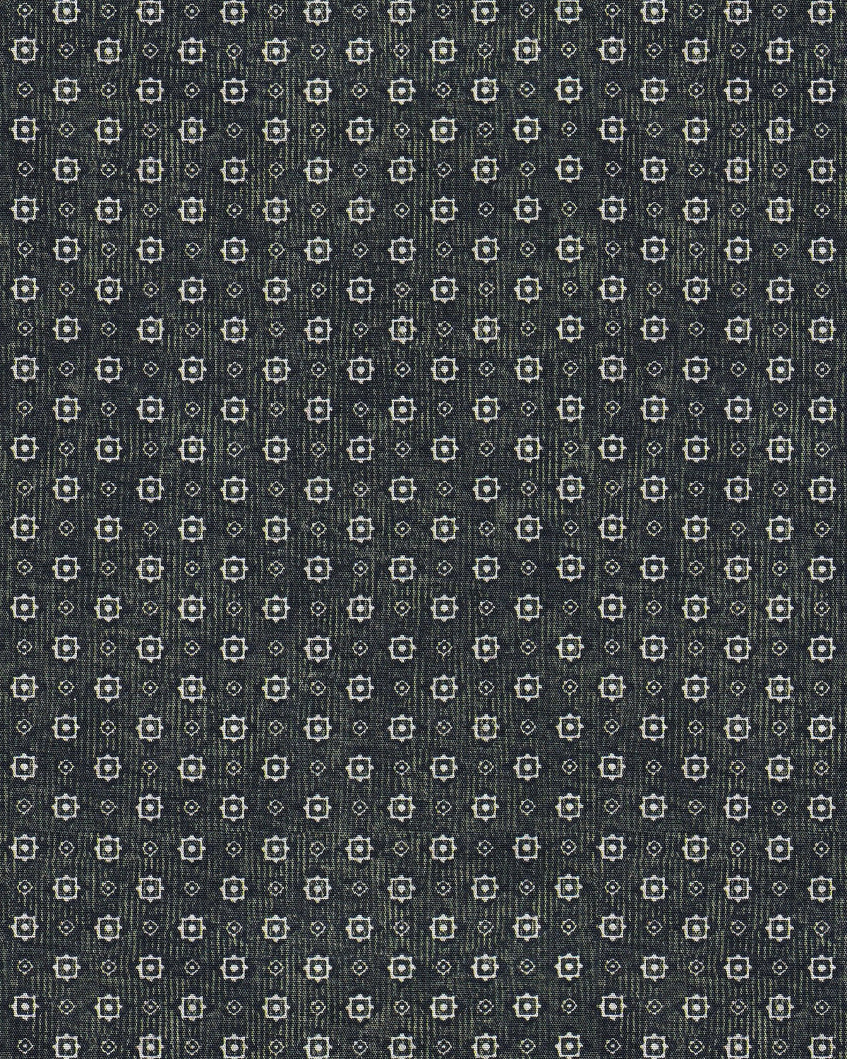 Pochette en coton avec imprimé graphique bleu/marron (2711-ET)