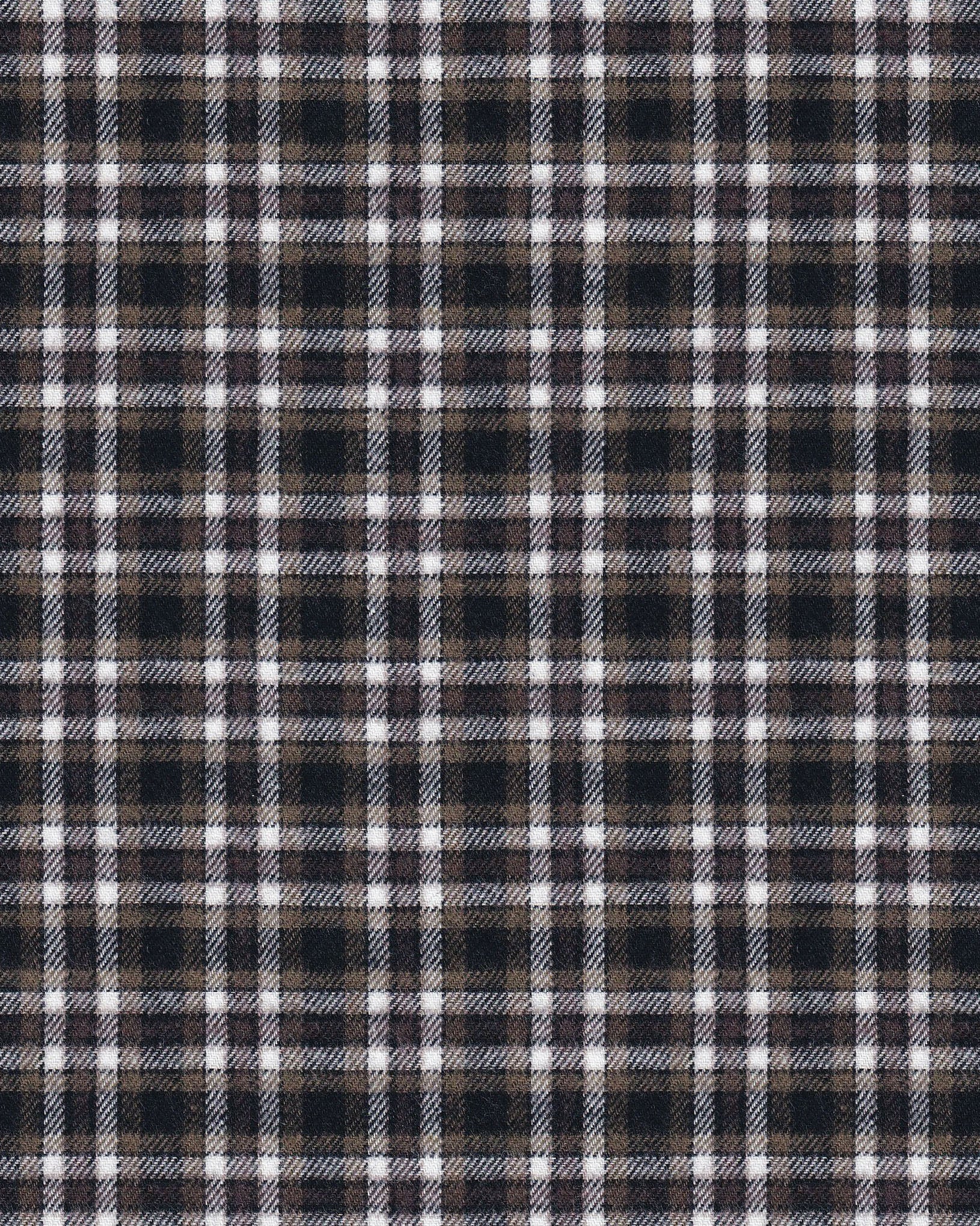 Flanellhemd mit Karomuster Braun (Art. 2754-C)