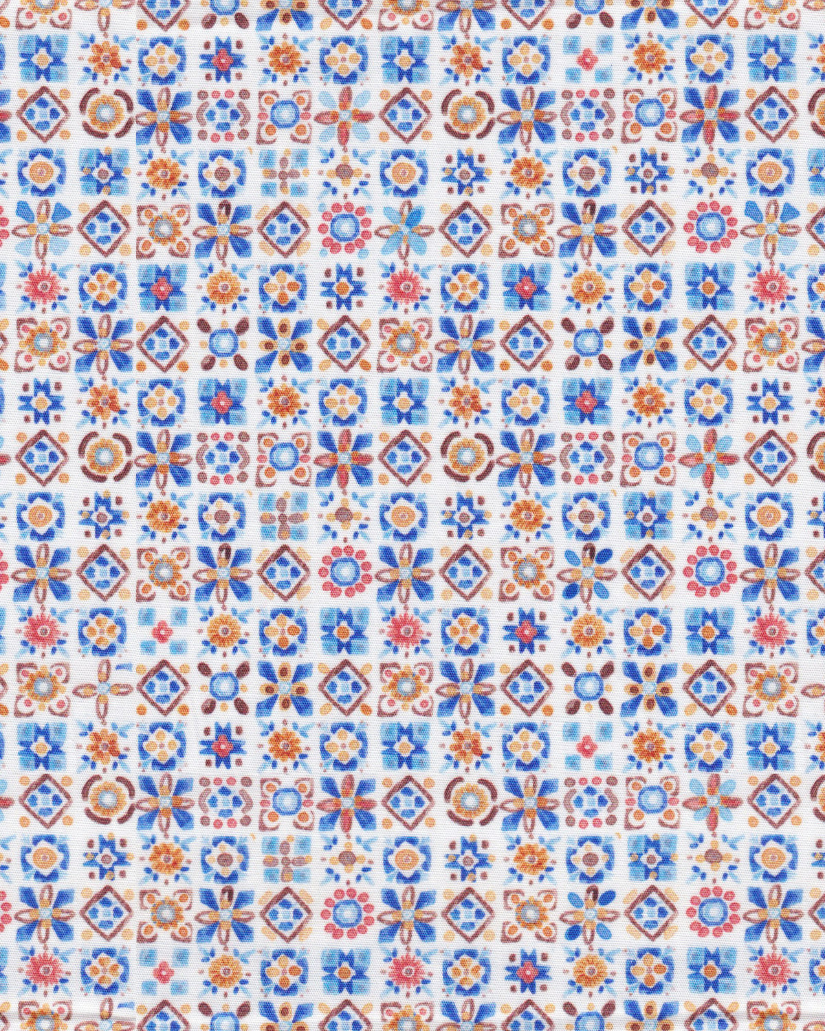 Chemise de loisirs à manches courtes avec imprimé oriental (2815-C-KA)