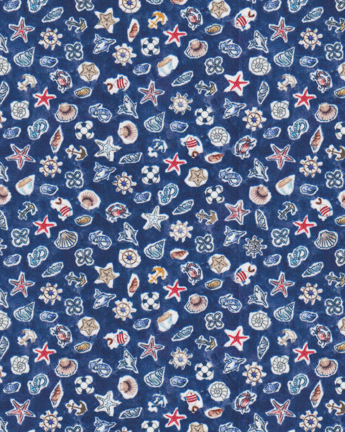 Swim shorts with beach symbols print (2832-ST)