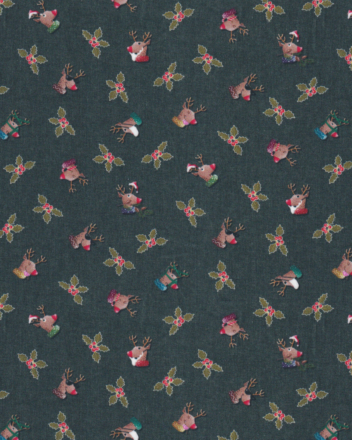 Freizeithemd Langarm mit X-MAS Print (3054-C)